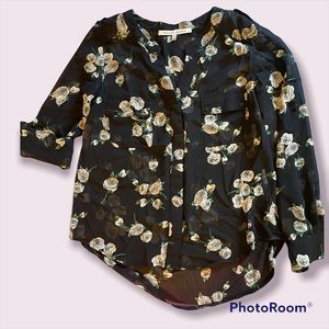 Sheer Button up Blouse